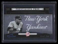2005 Playoff Prestige Prestigious Pros Green pp2 Derek Jeter 182/350