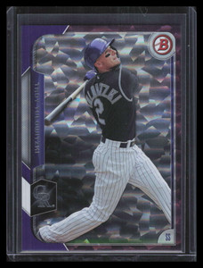 2015 Bowman Purple Ice 67 Troy Tulowitzki 4/50