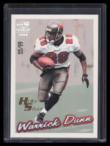 1999 Paramount HoloSilver 229 Warrick Dunn 55/99