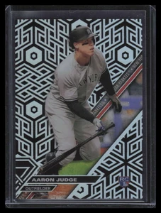 2017 Topps High Tek Blackout Chainlink Hexagon HTAJ Aaron Judge Rookie