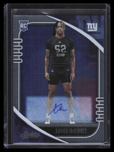 2020 Absolute Signature Rookies 198 Xavier McKinney Rookie Auto