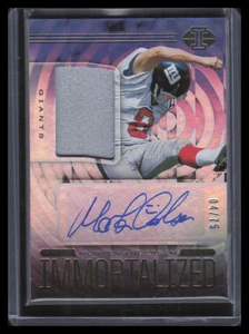 2020 Panini Illusions Immortalized Autographs Morten Andersen Jersey Auto 4/75