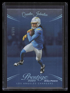 2024 Prestige Xtra Points Platinum 166 Quentin Johnston 4/10