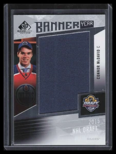 2023-24 SP Game Used Banner Year NHL Draft BYDRCM Connor McDavid Banner