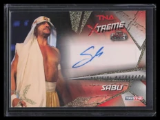 2010 TRISTAR TNA Xtreme Autographs Gold x5 Sabu Auto 51/99