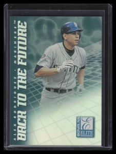1998 Donruss Elite Back to the Future 8 Garciaparra Alex Rodriguez 999/1500