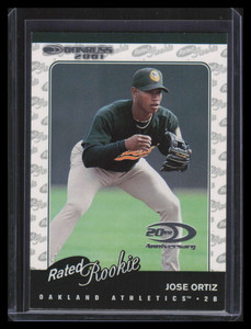 2001 Donruss 181 Jose Ortiz RR Rated Rookie 1857/2001