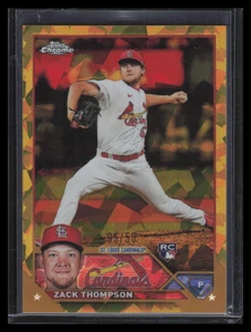 2023 Topps Chrome Sapphire Gold Refractor 34 Zack Thompson Rookie 5/50