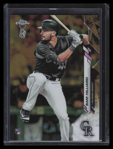 2020 Topps Chrome Ben Baller Gold Refractor 67 Sam Hilliard Rookie 22/50