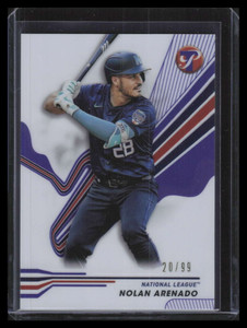 2024 Topps Pristine Purple Refractor 275 Nolan Arenado AS 20/99 All-Star Game
