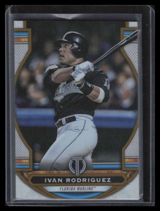 2023 Topps Tribute Gold 74 Ivan Rodriguez 71/75