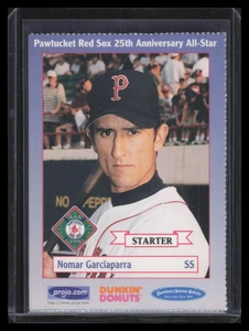 2001 Pawtucket Red Sox Dunkin' Donuts NNO Nomar Garciaparra Providence Journal