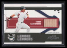 2004 Playoff Prestige League Leaders Material 4 Nomar Garciaparra Bat 123/250