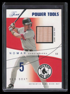 2004 Flair Power Tools Game Used Blue NG Nomar Garciaparra Jersey 86/250
