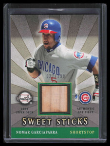 2004 Sweet Spot Sweet Sticks SSSNG Nomar Garciaparra Bat 27/199