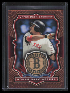 2004 Upper Deck Etchings Game Bat Red NG Nomar Garciaparra Bat 50/150