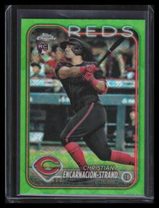 2024 Topps Chrome Logofractor Green Refractor Christian Encarnacion-Strand RC 99