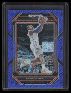 2023-24 Panini Prizm Draft Picks Prizms Blue Shimmer FOTL 64 Bradley Beal 15/19