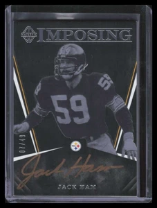 2018 Panini Majestic Imposing Autographs 20 Jack Ham Auto 7/49