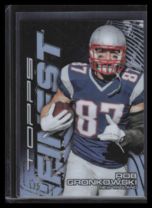 2024 Finest Mystery Black Refractor myst31 Rob Gronkowski 1/5