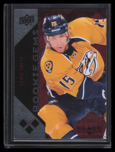 2011-12 Black Diamond Ruby 196 Craig Smith Rookie Gems 62/100