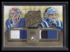2012-13 Between the Pipes Draft Day Gold John Christopher Gibson Dual Patch /10