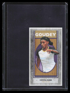 2019 UD Goodwin Champions Goudey Mini Wood Lumberjack Black g16 Crystal Dunn 6/8