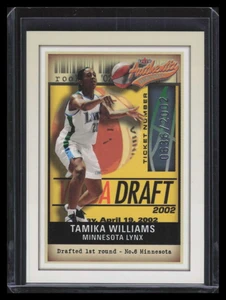 2002 Fleer Authentix WNBA 106 Tamika Williams Rookie 636/2002