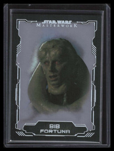 2016 Topps Star Wars Masterwork Silver 16 Bib Fortuna 34/99