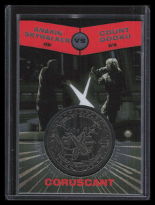 2015 Topps Chrome Star Wars Perspectives Skywalker Dooku Medallion 57/150