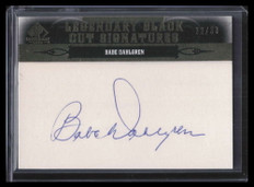 2011 SP Legendary Cuts Black Signatures NYBD Babe Dahlgren Cut Auto 22/33
