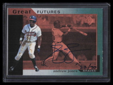 2000 SP Authentic Buybacks 78 Andruw Jones 97 Auto 22/70 1997 UD3