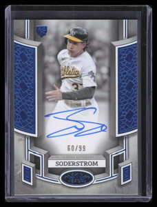 2024 Topps Tier One Break Out Autographs Blue Tyler Soderstrom Rookie Auto 60/99