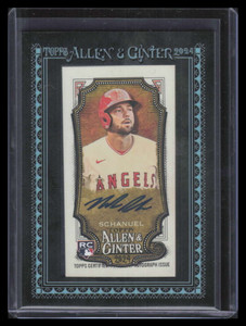 2024 Topps Allen and Ginter Framed Mini Autographs Nolan Schanuel RC Auto 2/25