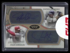 2024 Topps Tier One Autographs c1dapg Palmeiro Juan Gonzalez Dual Auto 7/10