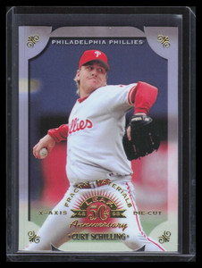 1998 Leaf Fractal Materials Die Cuts 85 Curt Schilling PX 181/200