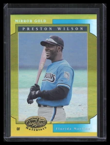 2001 Leaf Certified Materials Mirror Gold 80 Preston Wilson 12/25