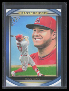 2019 Topps Gallery Masterpiece Blue mp1 Mike Trout 20/99