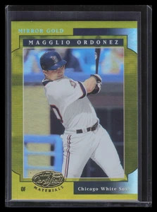 2001 Leaf Certified Materials Mirror Gold 54 Magglio Ordonez 21/25