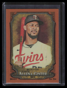2024 Topps Allen and Ginter Chrome Orange Refractor 30 Byron Buxton 24/25