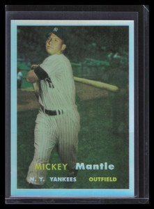 1996 Topps Mantle Finest Refractor 7 Mickey Mantle 1957 Topps 150006