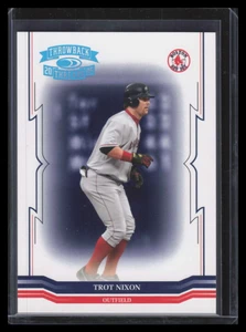 2005 Throwback Threads Platinum Blue 157 Trot Nixon 2/10