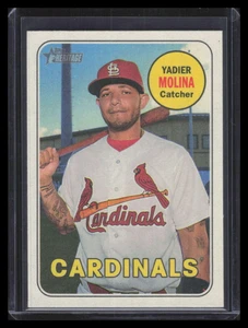 2018 Topps Heritage Reverse Stock 232 Yadier Molina /5