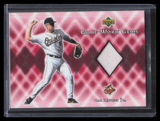 2002 Upper Deck Game Worn Gems GCR Cal Ripken Jr. Jersey