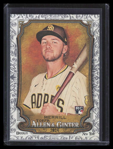 2024 Topps Allen and Ginter Foil Filigree 275 Jackson Merrill Rookie