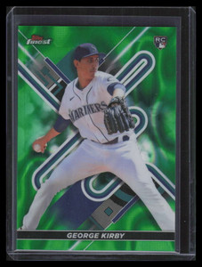 2022 Finest Green Lava Refractor 12 George Kirby Rookie 86/99