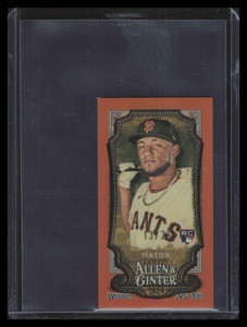 2024 Topps Allen and Ginter Chrome Mini Orange Refractor 59 Luis Matos RC 13/25