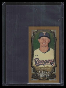 2024 Topps Allen and Ginter Chrome Mini Gold Refractor 278 Wyatt Langford RC /50