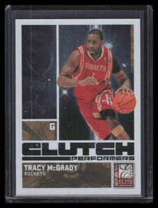 2009-10 Donruss Elite Clutch Performers Gold 12 Tacy McGrady 22/100