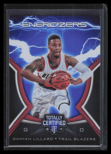 2016-17 Totally Certified Energizers Blue 6 Damian Lillard 8/99